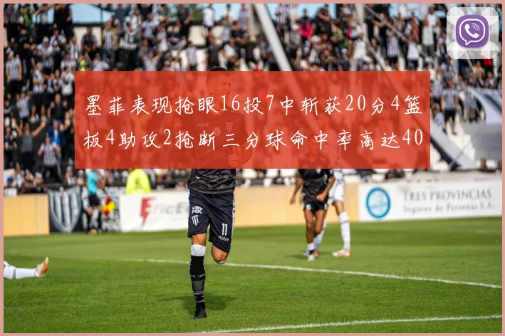 墨菲表现抢眼16投7中斩获20分4篮板4助攻2抢断三分球命中率高达40